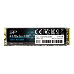 SILICON POWER Dysk SSD Silicon Power A60 256GB PCIe Gen3x4 NVMe (2200/1600 MB/s) 2280