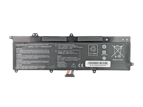 Bateria Movano do Asus VivoBook X202E