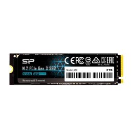 SILICON POWER Dysk SSD Silicon Power A60 2TB PCIe Gen3x4 NVMe (2200/1600 MB/s) 2280