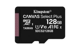 Kingston Karta pamięci Kingston microSD Canvas Select Plus 128GB UHS-I Class 10 + adapter