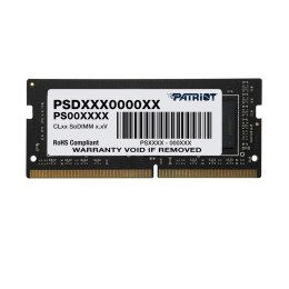 Patriot Memory Pamięć SODIMM DDR4 Patriot Signature Line 4GB (1x4GB) 2666 MHz CL19 1,2V