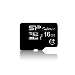 SILICON POWER Karta pamięci MicroSDHC Silicon Power Superior UHS-3 16GB + adapter