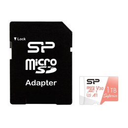 SILICON POWER Karta pamięci Silicon Power microSDXC Superior 1TB V30 UHS-1 U3 A1 + ADAPTER