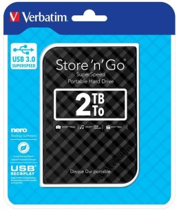 VERBATIM Dysk zewnętrzny Verbatim 2TB Store 'n' Go 2.5