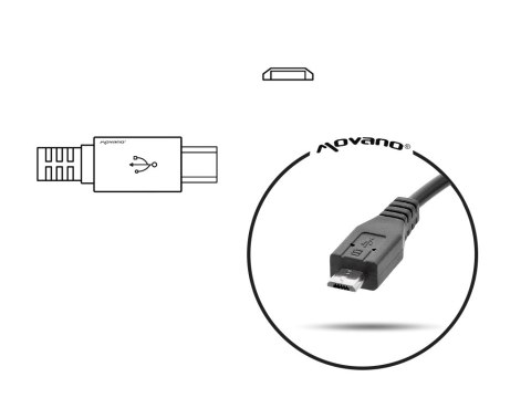 Zasilacz samochodowy Movano 5v 3a (microUSB) 15W, T100TA do Tablet Asus Zasilacz samochodowy Movano 5v 3a (microUSB) 15W, T100TA do Tablet Asus