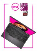 Nowoczesny Laptop Dell 15 Latitude 5500 i7 8GB SSD 512GB FHD Radeon 540X