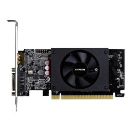 GIGABYTE Karta VGA Gigabyte GT710 GV-N710D5-2GL 2GB DDR5 64bit DVI+HDMI PCI-E LP