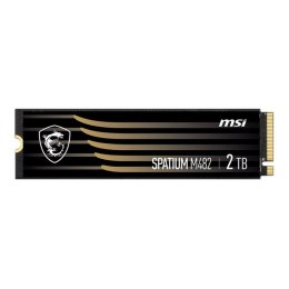 MSI Dysk SSD MSI SPATIUM M482 2TB PCIe 4.0 NVMe M.2 2280 (7300/6400 MB/s)