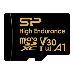 SILICON POWER Karta pamięci Silicon Power microSDXC High Endurance Golden Series 128GB V30 UHS-1 U3 A1 4K UHD + adapter