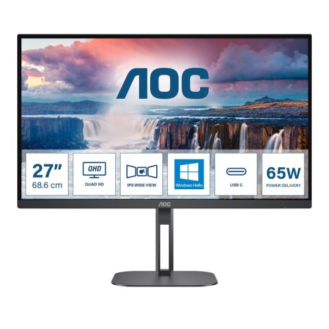 AOC Monitor AOC 27" Q27V5N/BK HDMIx2 DP głośniki