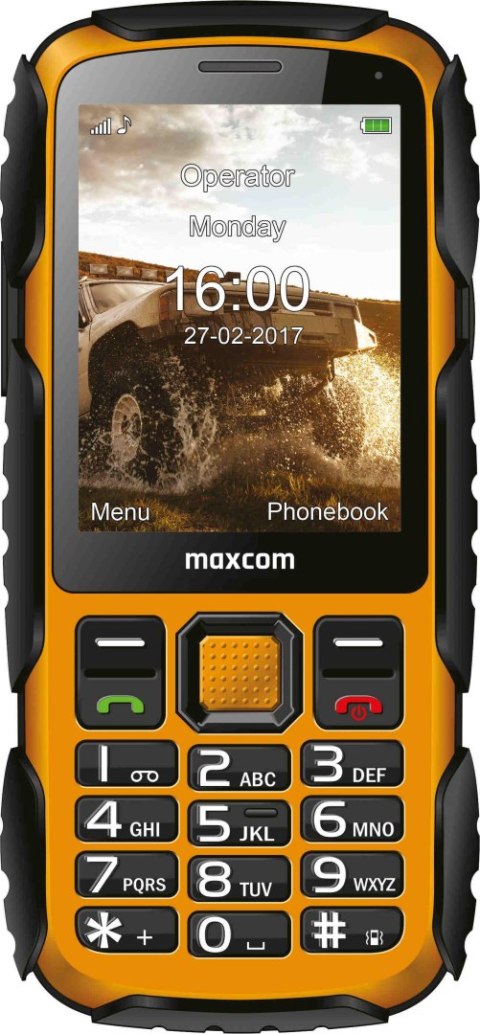 MAXCOM Telefon MaxCom MM 920L Strong żółty