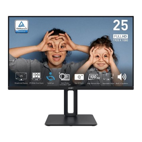 MSI Monitor MSI 24,5" PRO MP251P HDMI VGA głośniki 2x2W