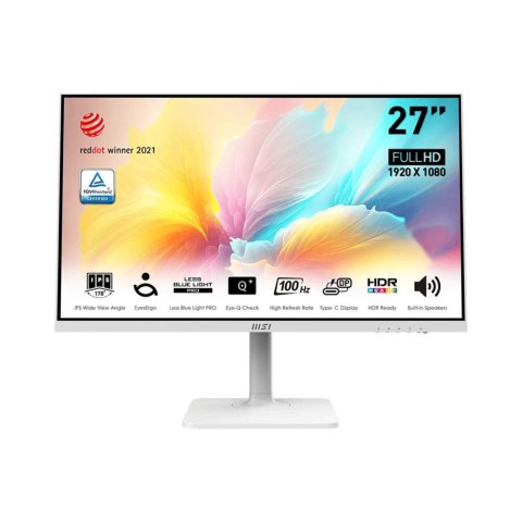 MSI Monitor MSI 27" Modern MD2712PW HDMI USB-C głośniki