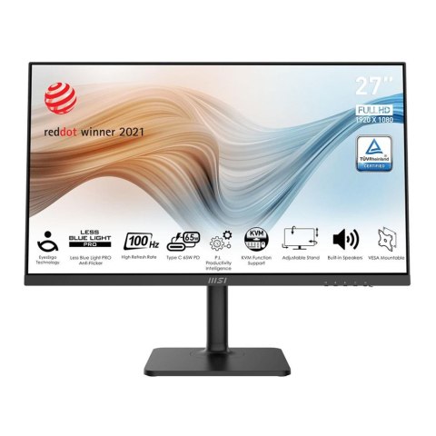 MSI Monitor MSI 27" Modern MD272XP HDMI DP USB-C głośniki