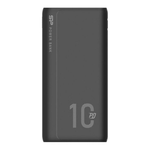 SILICON POWER Powerbank Silicon Power QP15 10000mAh QC3.0+PD 1x USB-C, 2x USB-A czarny