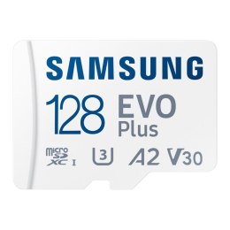 SAMSUNG Karta pamięci Samsung EVO Plus 2024 microSDXC 128GB UHS-I U3 A2 V30 + adapter