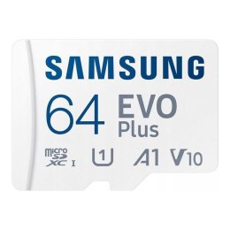 SAMSUNG Karta pamięci Samsung EVO Plus 2024 microSDXC 64GB UHS-I U1 A1 V10 + adapter