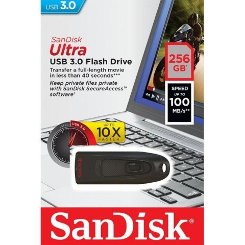 Sandisk Pendrive SanDisk Cruzer ULTRA 256GB 3.0 Secure Access