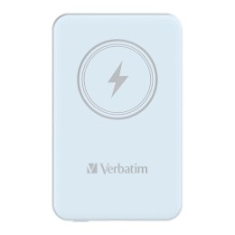 VERBATIM Powerbank Verbatim Charge 'n' Go Magnetic Wireless 10000mAh USB-C PD 3.0 Blue