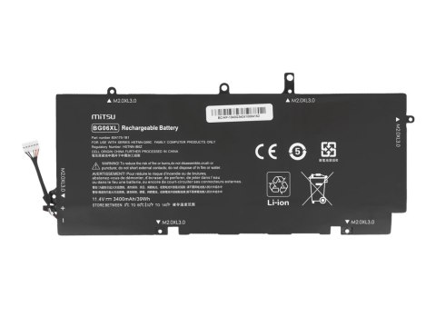 Bateria Mitsu do HP EliteBook Folio 1040 G3