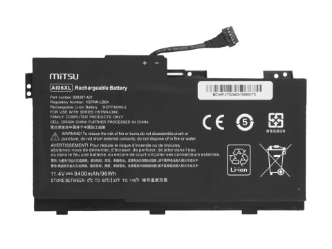 Bateria Mitsu do HP ZBook 17 G3