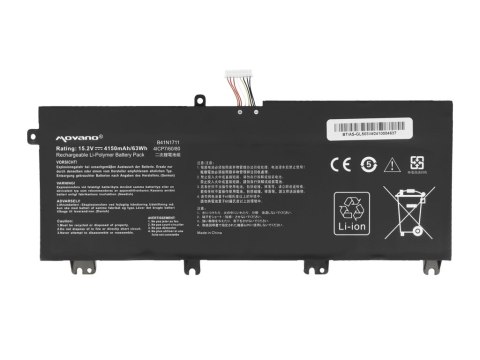 Bateria Movano do Asus ROG Strix GL503V, GL703V, FX705D (krótka taśma)