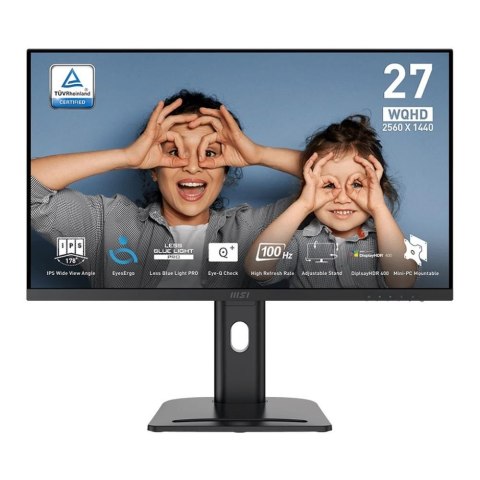 MSI Monitor MSI 27" PRO MP273QP E2 IPS WQHD 100Hz 2xHDMI DP głośniki