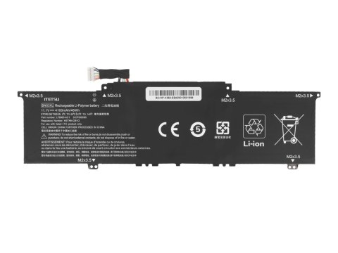 Bateria Mitsu do HP Envy 13, x360 15