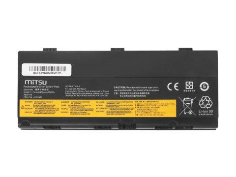 Bateria Mitsu do Lenovo ThinkPad P50, P51, P52