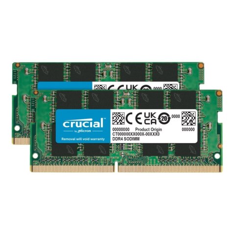 CRUCIAL Pamięć SODIMM DDR4 Crucial 32GB (2x16GB) 3200MHz CL22 1,2V