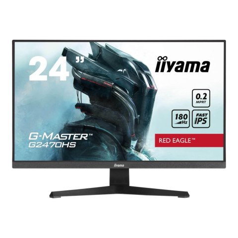 Iiyama Monitor iiyama 23,8" G-Master G2470HS-B1 Red Eagle Fast IPS FHD 180Hz HDMI DP głośniki Iiyama Monitor iiyama 23,8" G-Master G2470HS-B1 Red Eagle Fast IPS FHD 180Hz HDMI DP głośniki
