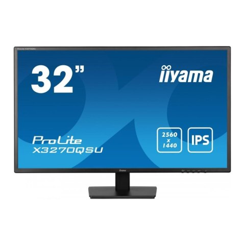 IIYAMA Monitor iiyama 31,5" ProLite X3270QSU-B1 IPS 2xHDMI DP głośniki