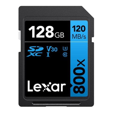 Lexar Karta pamięci Lexar SDXC 800x Professional 128GB V30 UHS-I U3 120/45MB/s