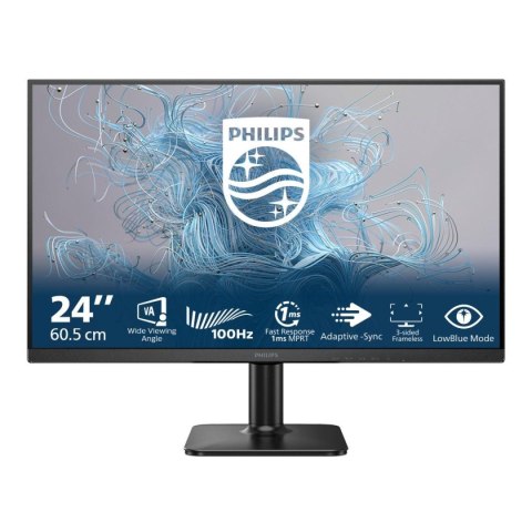 MMD-Monitors & Displays Nederland B.V. Monitor Philips 23,8" 24E2N1100LB/00 VA FHD 100Hz HDMI VGA MMD-Monitors & Displays Nederland B.V. Monitor Philips 23,8" 24E2N1100LB/00 VA FHD 100Hz HDMI VGA