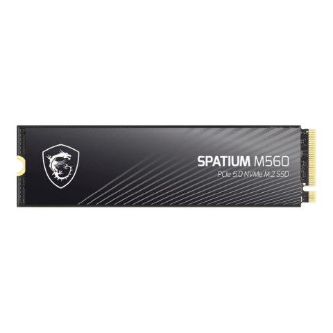 MSI Dysk SSD MSI SPATIUM M560 1TB PCIe 5.0 NVMe 2.0 M.2 2280 (10200/8400 MB/s) 3D NAND