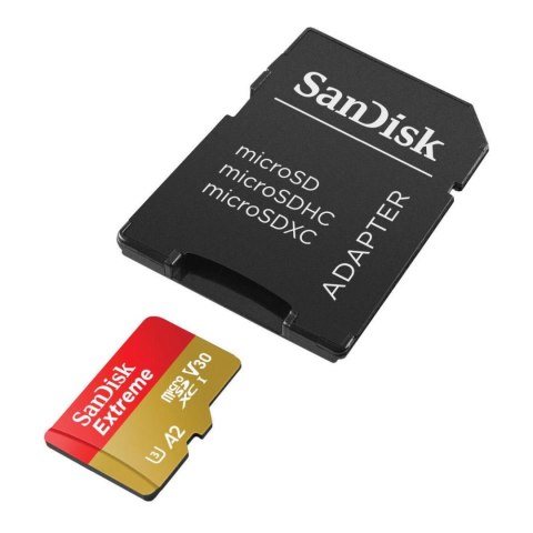 Sandisk Karta pamięci MicroSDXC SanDisk EXTREME 128GB 190/90 MB/s A2 C10 V30 UHS-I U3
