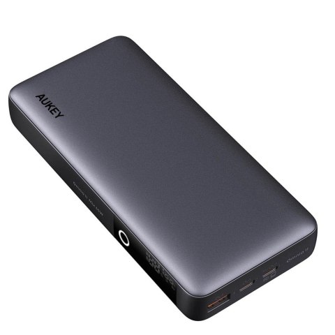 Aukey Powerbank Aukey PB-Y43 20 000 mAh, 2x USB-C PD 65W, USB-A 18W, szary
