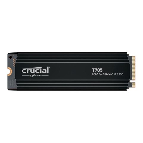 Crucial Dysk SSD Crucial T705 1TB M.2 PCIe 5.0 x4 NVMe 2.0 2280 (13600/10200MB/s) z radiatorem