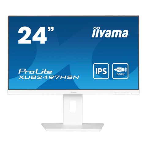 IIYAMA Monitor iiyama 23,8" ProLite XUB2497HSN-W1 IPS FHD 100Hz HDMI 2xDP HUB RJ-45 głośniki