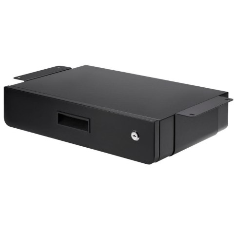 Maclean Szuflada ergonomiczna podbiurkowa na kluczyk Maclean MC-461 organizer czarna max 5kg