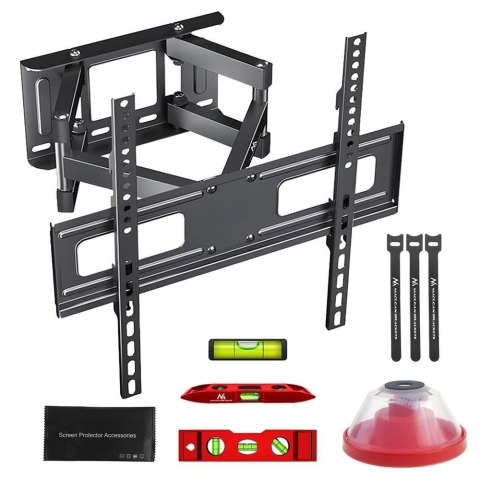 Maclean Uchwyt do TV Maclean MC-788, max VESA 400x400, 32-75", 50kg, reg.kąta w pionie i poziomie, profil 80-380mm, czarny