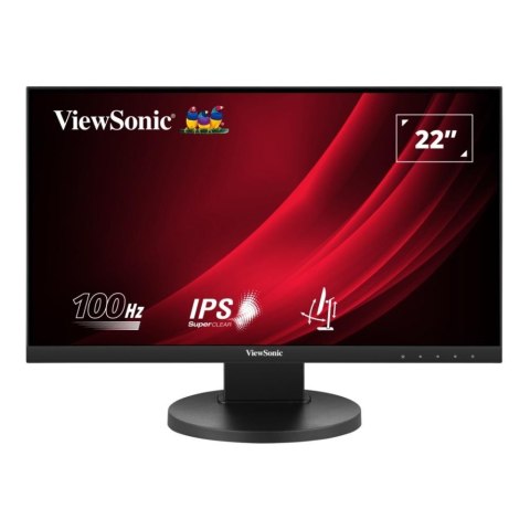 VIEWSONIC EUROPE Monitor ViewSonic 21,5" VG2208A Ergonomic Monitor IPS FHD 100Hz HDMI DP HUB USB głośniki