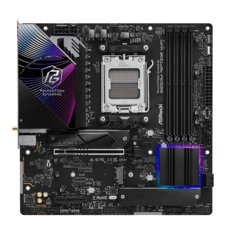 ASRock Płyta ASrock B850M Riptide WiFi /AMD B850/DDR5/SATA3/M.2/USB3.1/WiFi/BT/PCIe5.0/AM5/mATX