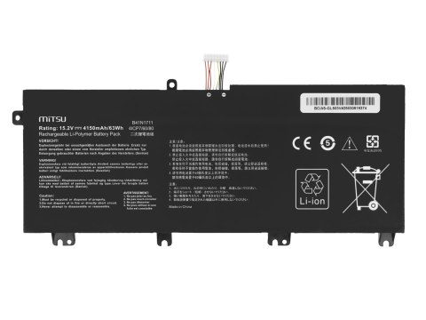 Bateria Mitsu do Asus ROG Strix GL503V, GL703V, FX705D (krótka taśma)