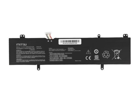 Bateria Mitsu do Asus VivoBook F411U, S410U, X411U