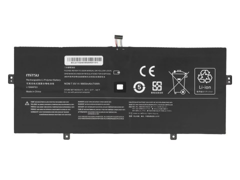 Bateria Mitsu do Lenovo Yoga 910-13IKB