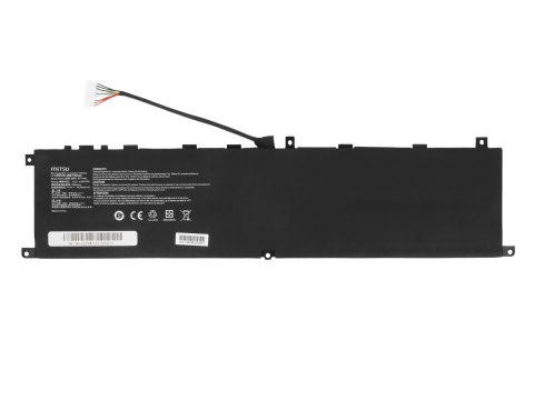 Bateria Mitsu do MSI GS65 GS75 Stealth, P65 P 75 Creator