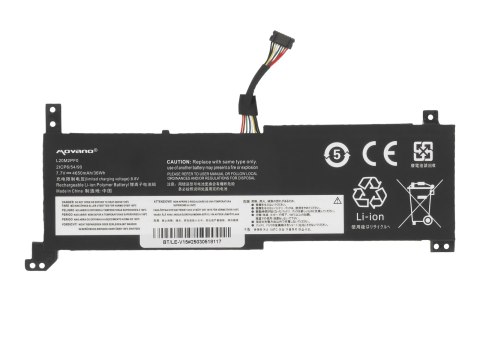 Bateria Movano do Lenovo V14 V15 V17, IdeaPad 3