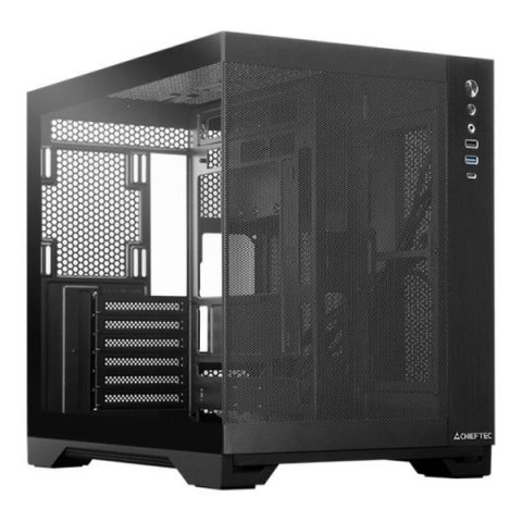Chieftec Obudowa Chieftec VISIO AIR Fanless GM-30B-M-FL-OP ATX z oknem bez zasilacza czarna