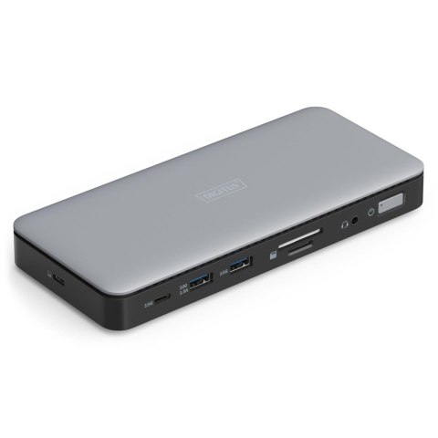 Digitus Stacja dokująca DIGITUS USB Typ C 11-portów 2x HDMI 1x DisplayPort 4K/60Hz DC-Jack 150W